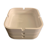 Walter Zeischegg's set of 3 white ashtrays for Helit 1970