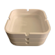 Walter Zeischegg's set of 3 white ashtrays for Helit 1970