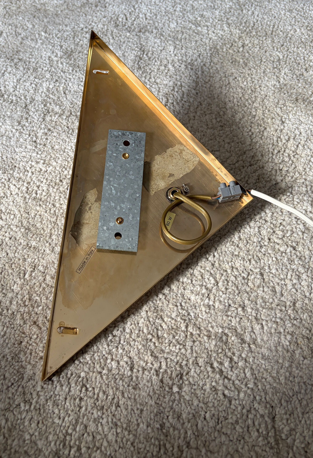 Vintage wall light — Italian design, 1970s
