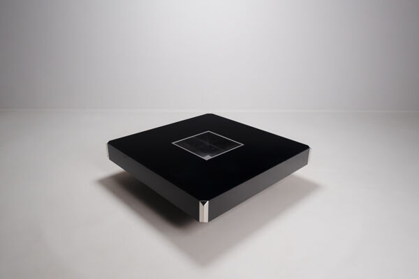 Table basse modèle Alveo par Willy Rizzo pour Sabot, Italie, années 1970.