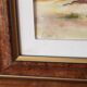 Watercolor painting Landscape pine forest and bicycles