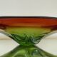 Large Murano crystal bowl from the 60s