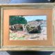 Ancient painting Brittany shipwrecks