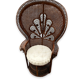 Fauteuil emmanuelle en rotin modèle plume de paon