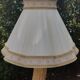 Handmade silk canvas lampshade