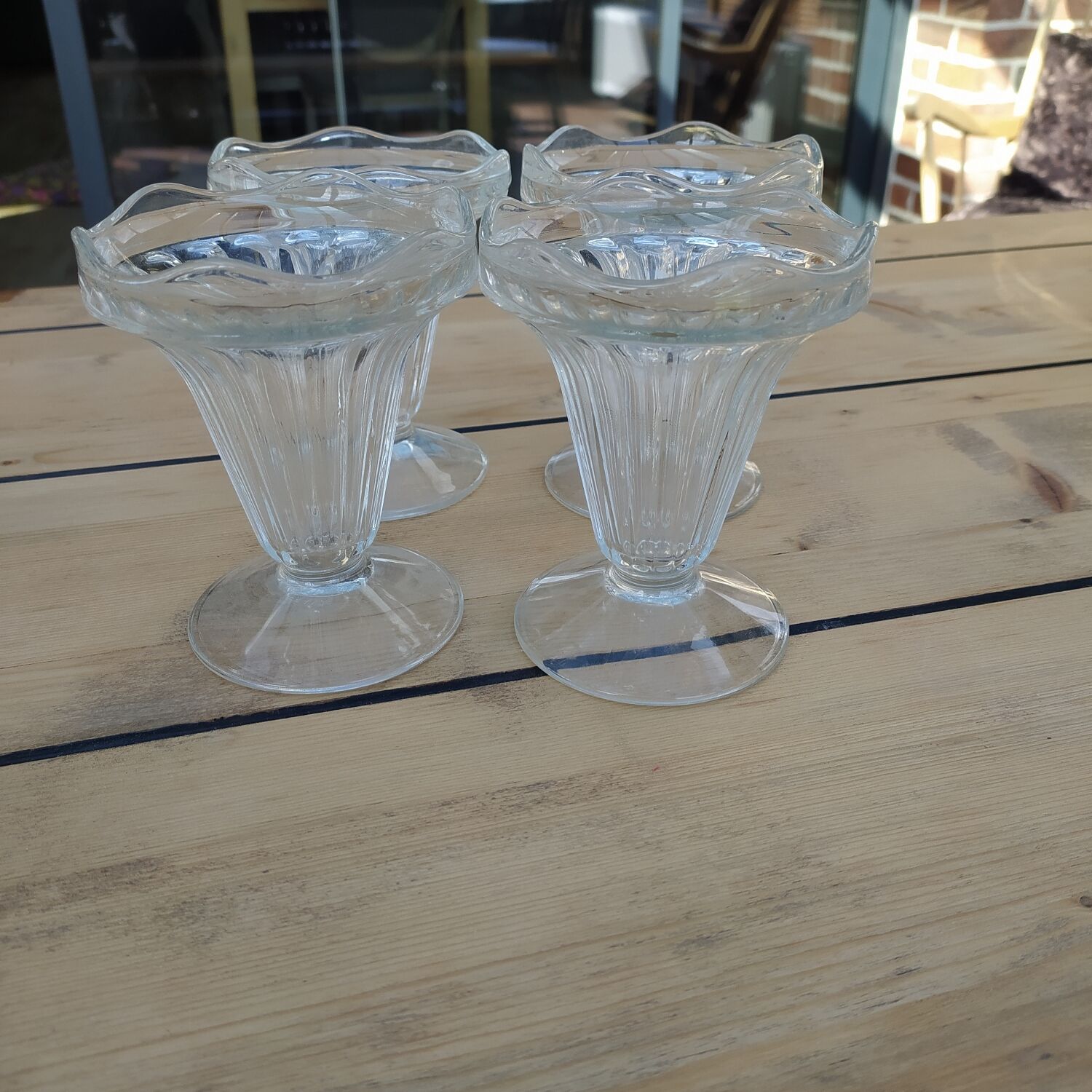 Vintage ice cream cups