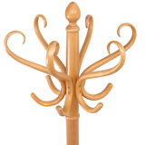 Beech standing coat rack Thonet 1960s
