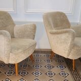 Pair of chairs 50s organic design vintage