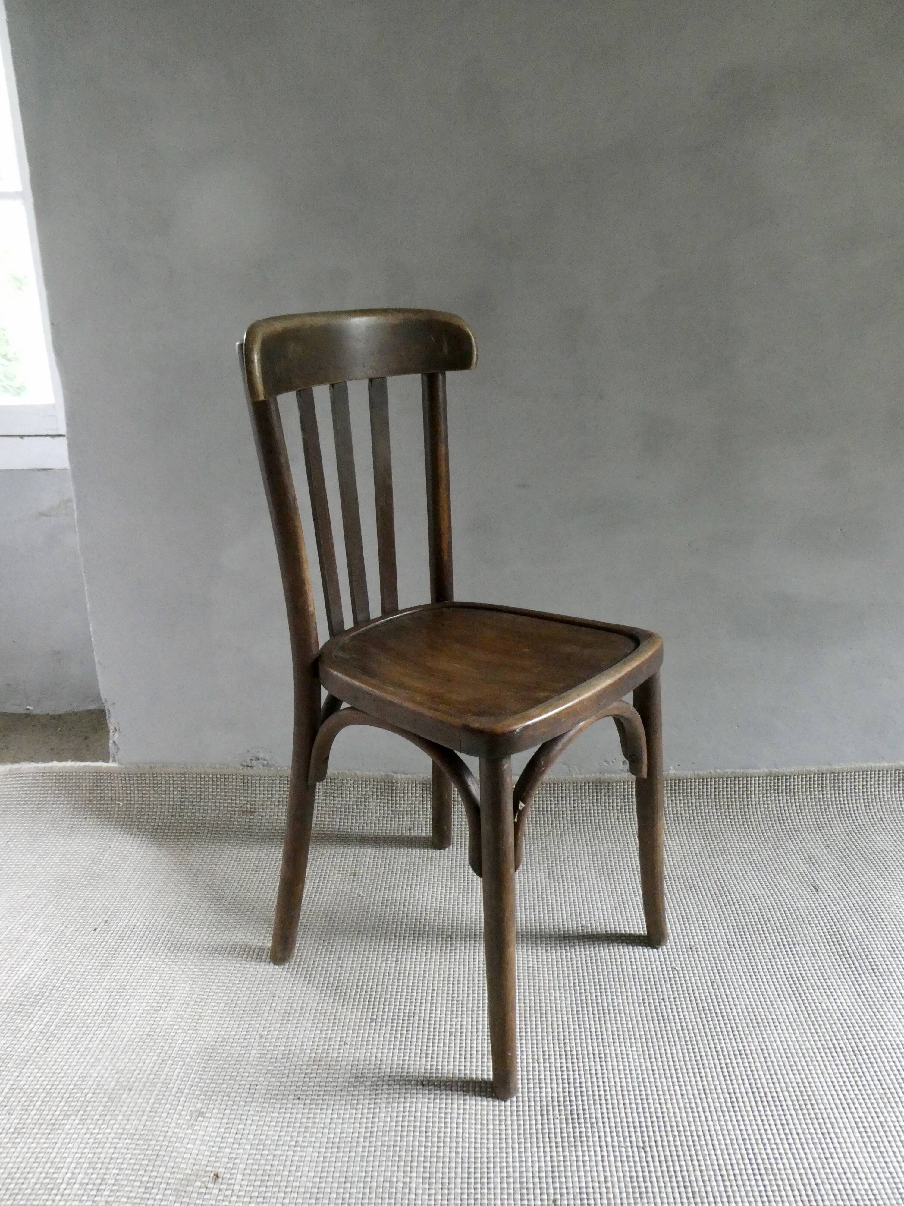 Chaise de bistrot des années 40-50