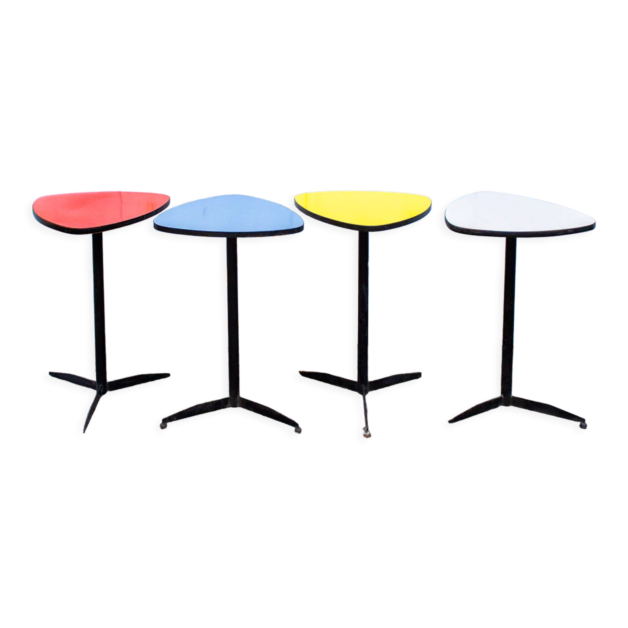 Bar tables in iron and ant Italy 60s