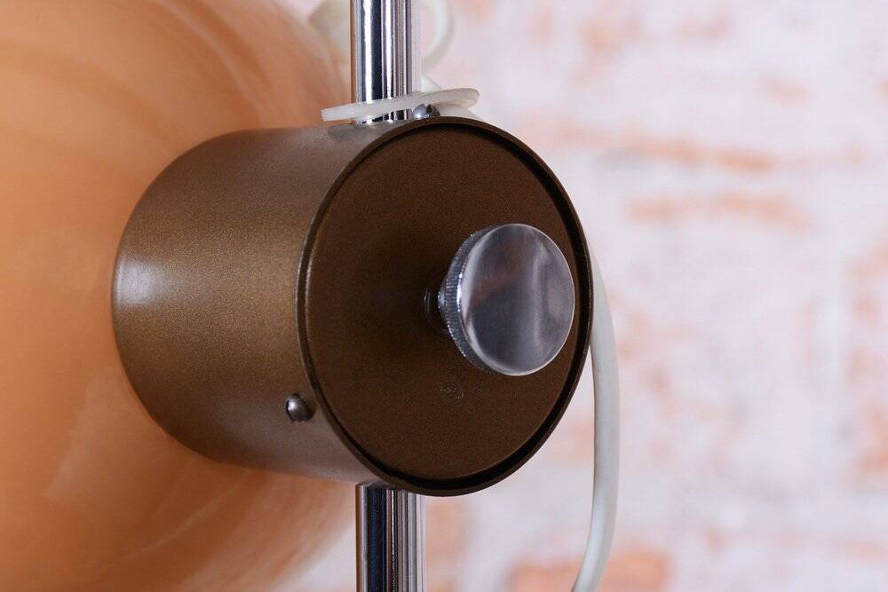 Mid-Century Floor Lamp in Metal attributed to Drukov, Czech, 1970s