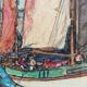 Set of 3 marine watercolours, signed Ghodrat Delbasteh.