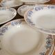 Set de 8 assiette Longwy vintage