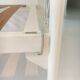 Ivory metal bed