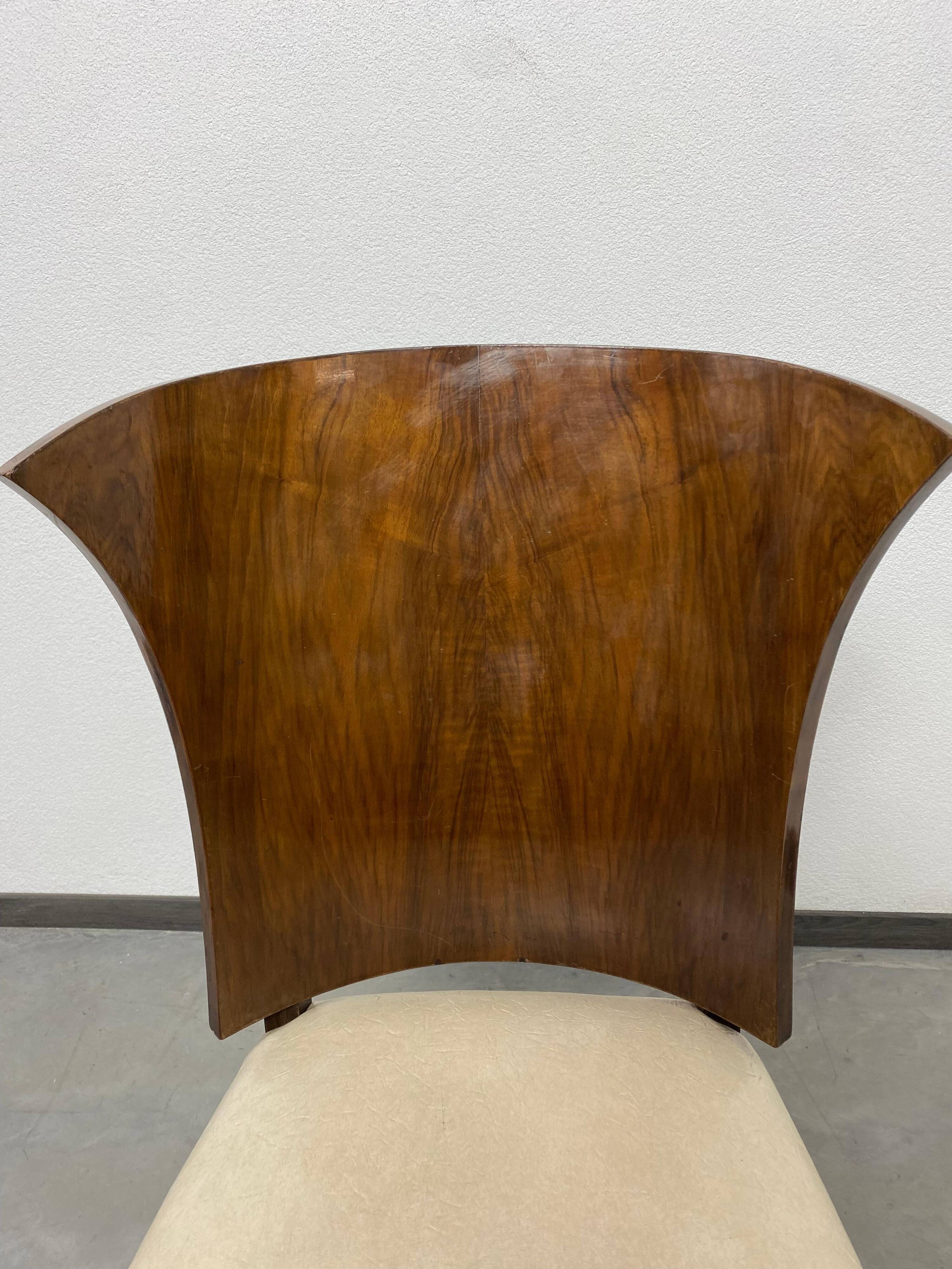 French Art Deco dining chairs