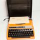 Revised Orange Silver Reed 100 Typewriter and New Ribbon 1977