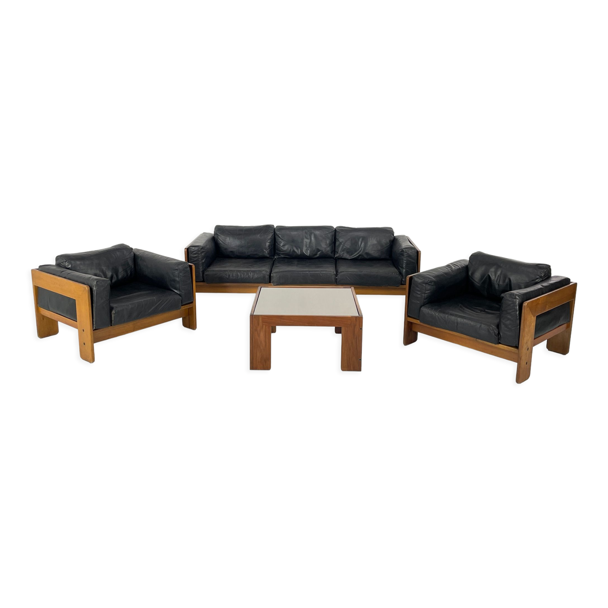 Salon set "Bastiano" by Tobia Scarpa & Afra Scarpa for Gavina, Italy 1960s.