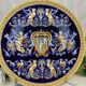 round dish gien renaissance