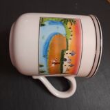 Ensemble complet des mugs  Villeroy et Boch, collection naif avec pots