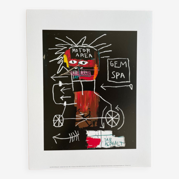 Jean Michael Basquiat Untitled Gem Spa poster 1982 by Artestar New York