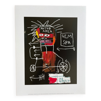 Affiche Jean Michael Basquiat Untitled Gem Spa 1982 par Artestar New York