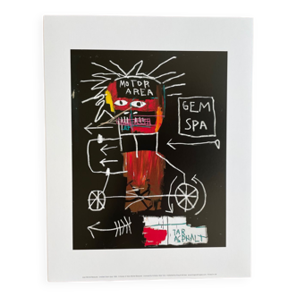 Jean Michael Basquiat Untitled Gem Spa poster 1982 by Artestar New York