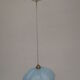 Old opaline suspension, blue clichy