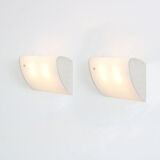 Pair of wall lamps by Leucos Italy 1990s