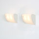 Pair of wall lamps by Leucos Italy 1990s