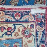 Tapis d'orient iran ispahan nadjafabad persan fait main. dimensions: 1.60 x 2.30 m