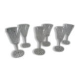 6 verres à vin n°5 saint louis modèle tarn