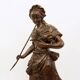 Auguste de wever (1836-1910) bronze sculpture "innocence" 19thc.