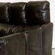 Vintage leather armchair custom-made Chancellor's Bungalow