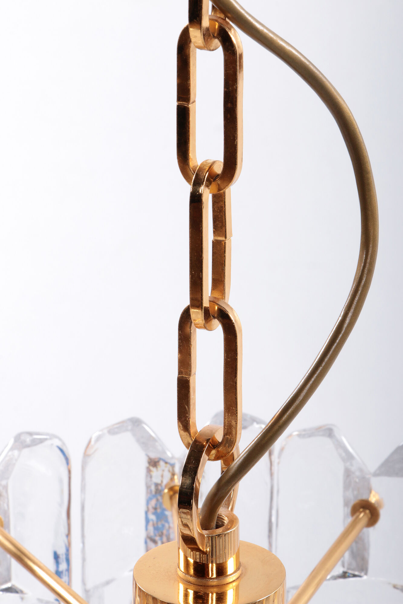Regency style hanging lamp made of Murano glass by Kalmar, 1960 Austria