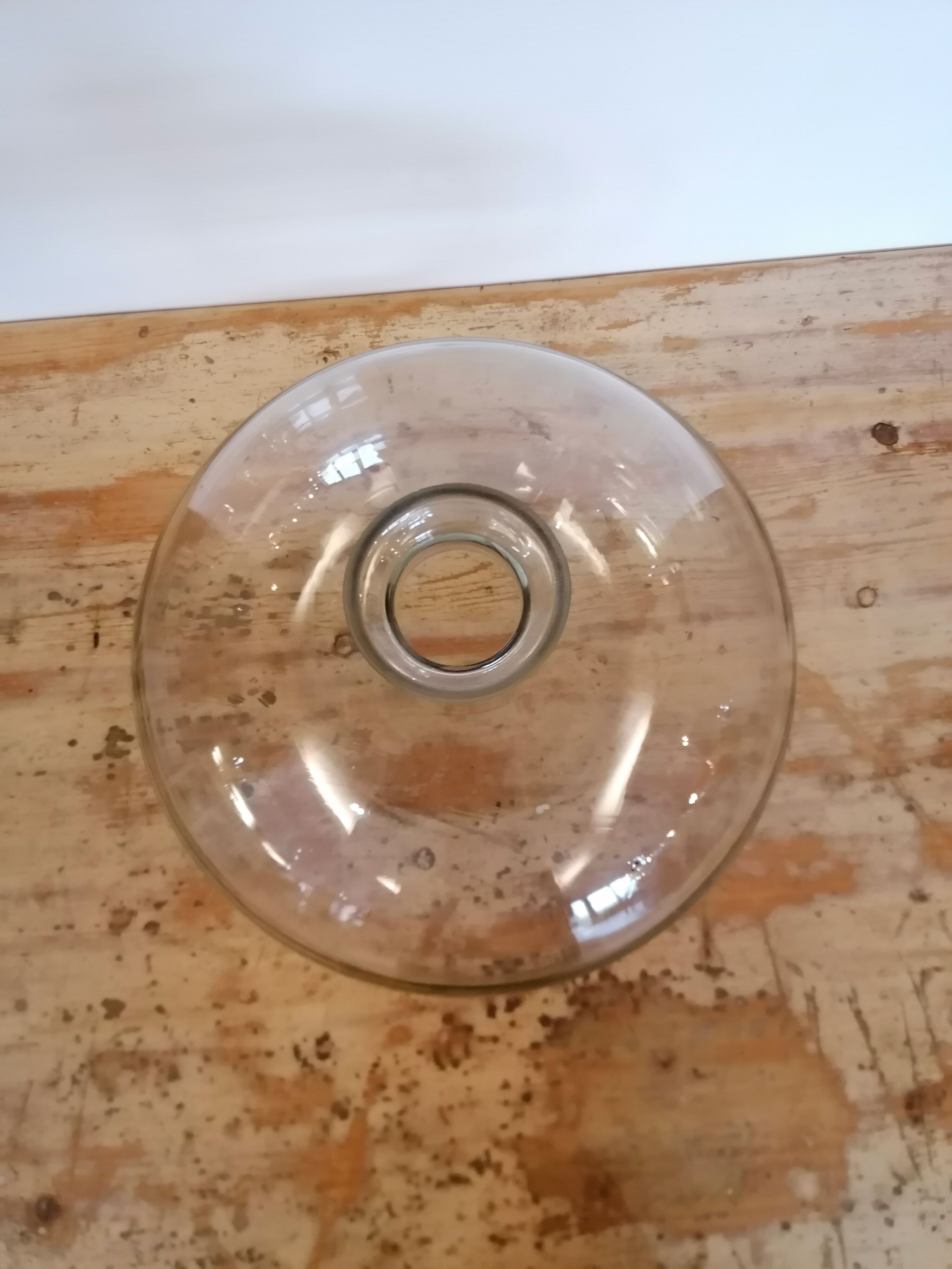 Blown glass vase, 1930, czech republic