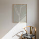 Lignes abstraites sur impression giclée grise, 50x70cm