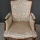 Queen's bergère in carved beech, Louis XV period – mid 18th century