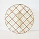 Applique ronde en nacre vintage