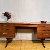 Bureau rétro vintage en teck du milieu du siècle par Austinsuite 1960