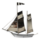 Stainless steel boat from the 1980s.