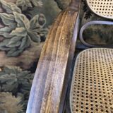 Rocking chair vintage cannée