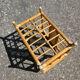 Bamboo rattan magazine holder