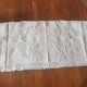 Large antique linen sheet monogrammed AH