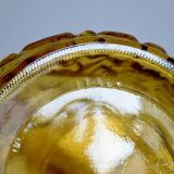 Vintage Amber Glass Orangeade Set - 1 Carafe + 4 Glasses - Made in Italy