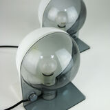 Lampe de table Sirio gris et blanc de Guzzini