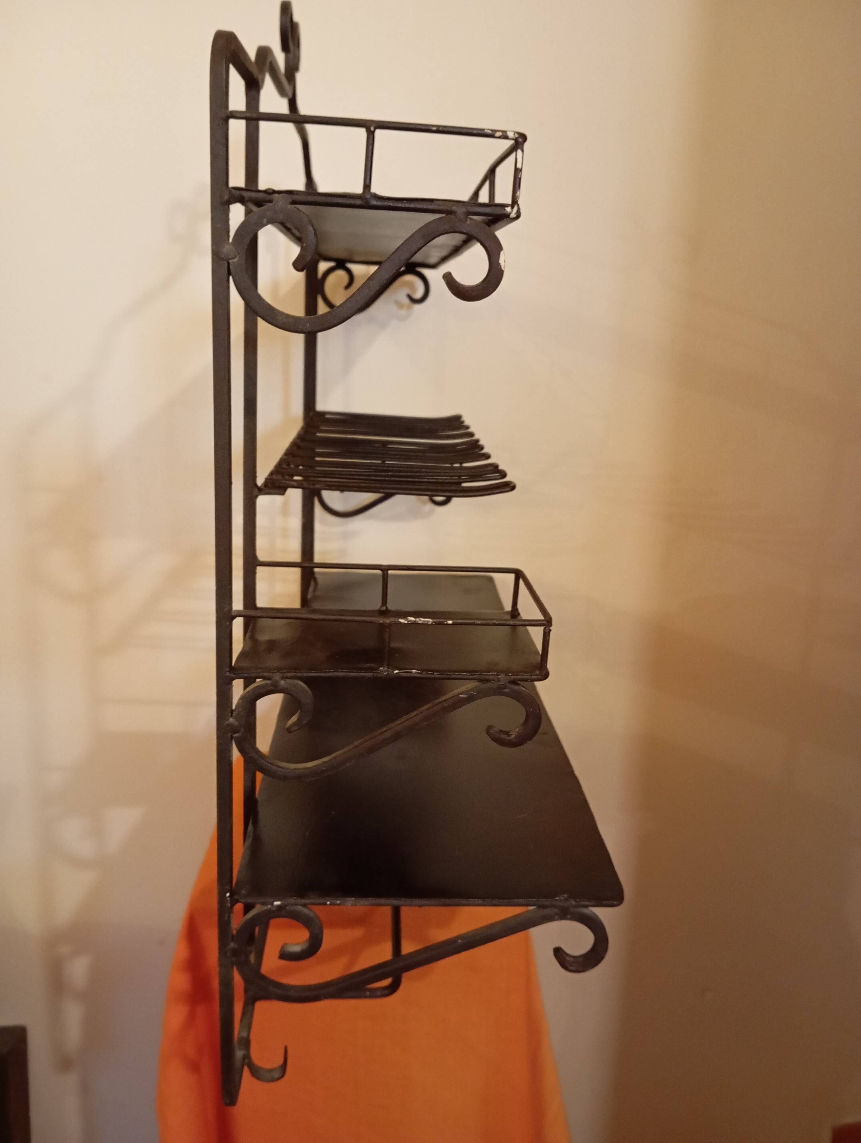 Metal hanging shelf for kitchen