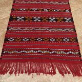 Tapis berbère marocain tissé à la main 100% laine biologique provenant