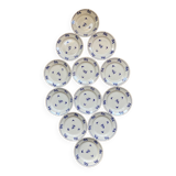 Saint Amand dessert plates blue flowers