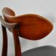 Dining table chairs by Louis van Teeffelen for Webe, 1950s, set of 4