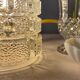 Vintage glass globe player